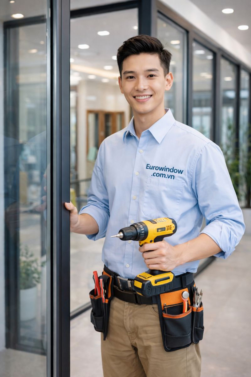 Nhan vien lap dat cua Eurowindow.com .vn